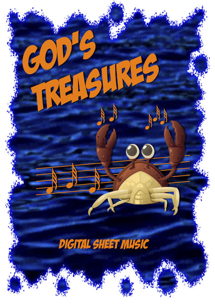 GOD'S TREASURES UNDER THE SEA DIGITAL SHEET MUSIC COLLECTION | Under the Sea Songs for Kids | Easy Piano | Guitar Chords