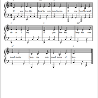 Commandments of Love | Digital Sheet Music | Song for Kids | Easy Piano | Guitar Chords | Creation Connection